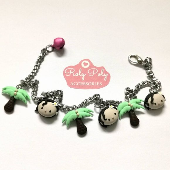 Princess Moana Disney Bracelet Handmade Polymer Clay - Picture 1 of 4